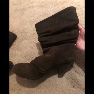Brown ankle boots
